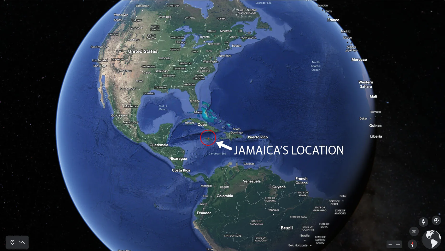 Where is Jamaica Located in The World?