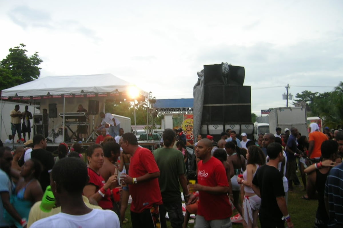 A Independence weekend party in Jamaica